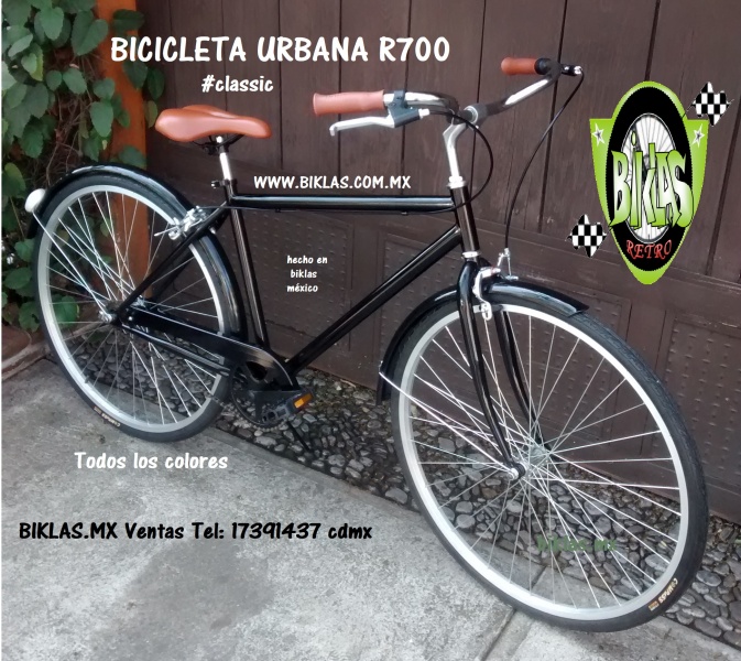 BICICLETA HOMBRE RETRO URBANA CLASICA 144 CHOLA R26 BICICLETAS